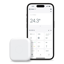 Nature Remo mini 2 Nature Remo Smart Remote Control with Temperature Sensor for Managing Room Temperature for Children and Pets Compatible with Alexa/Google Home/Siri Remo-2W2