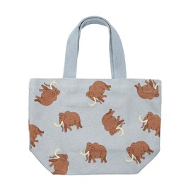 Friends Hill Tote Bag, Handbag, Mini Tote Bag, Lunch Bag, Canvas, Canvas, Small, Cute, Women's, Kids, blue/brown