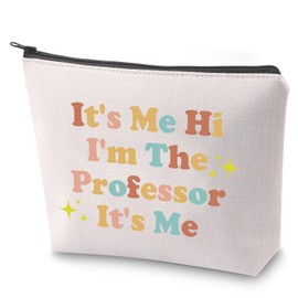ZJXHPO Professor Survival Kit Professor Appreciation Gift It's Me Hi I'm The Professor It's Me Makeup Bag With Zipper (Professor)