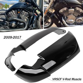 Unbranded 2009-2017 For Harley V-Rod Muscle VRSCF Motorcycle Radiator Side Shroud Cover