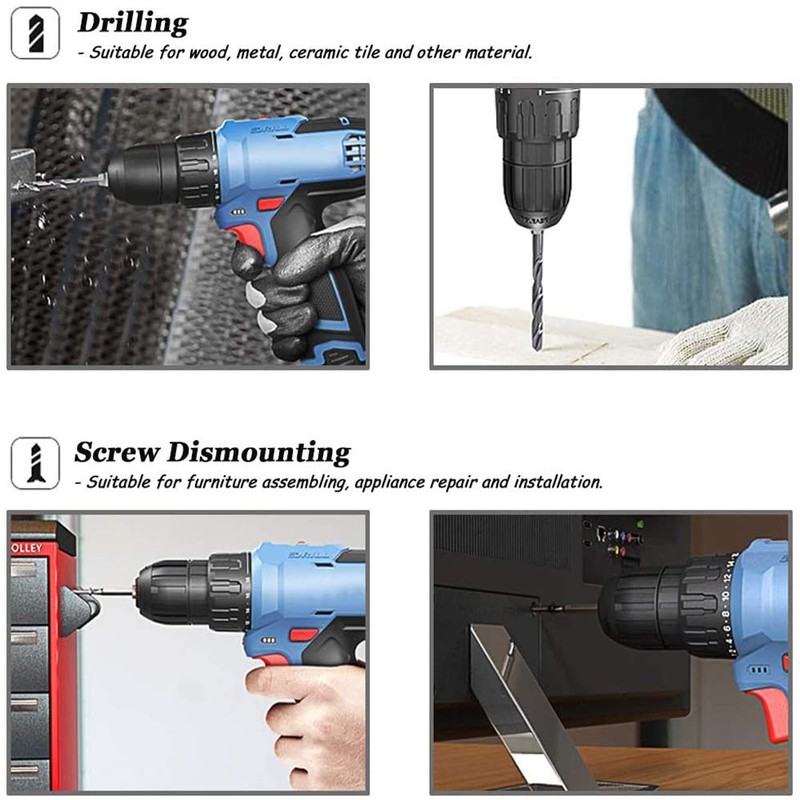 Mesee 0.8-10mm Keyless Drill Chuck Adapter Mount 3/8-24UNF Quick Release
