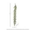 Regency International 60" LED/Battery/Timer Natural Touch Norfolk Pine Garland