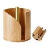 2026 Upgraded Extra Large Bucket-Shaped Solid Wood Countertop Paper Towel