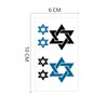 Star of David Israel Judaism Jewish Temporary Tattoo StickerS (2