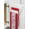 HARDWARE RESOURCES 3-Tier Kitchen Cabinet Door Mount Towel Bar Holder