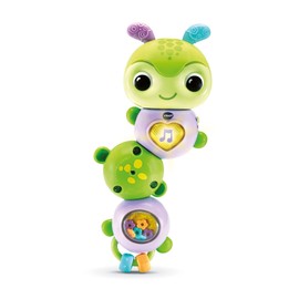 VTech Baby Drehspaß-Raupe – Interaktives Rassel- und Motorik-Spielzeug, das spricht und singt – Für Kinder von 6-24 Monaten