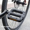 GORIX (GX-MP897) Bicycle Pedal, Flat Pedal, Reflective, Lightweight, Resin, Reflective,