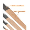 ROLLINGDOG 4PC Cutting In Brush Set Angular Fitch - For