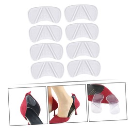 Baluue 12pairs Men's Shoe Insoles Grip Moleskin Heel Protectors Wear-resistant Heel Pads Replaceable Stickers Foot Supplies Daily Liners