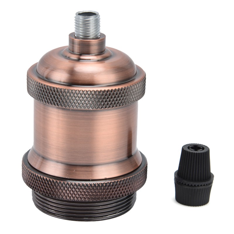 6 Pcs Lamp Holder Metal E26 E27 Screw Retro Lighting