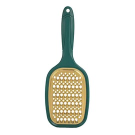 Potato Grater, Stainless Steel Vegetable Shredder for Carrot, Potato, Multi Purpose Grater, Easy to and Use with Simple Design (Green Handle)