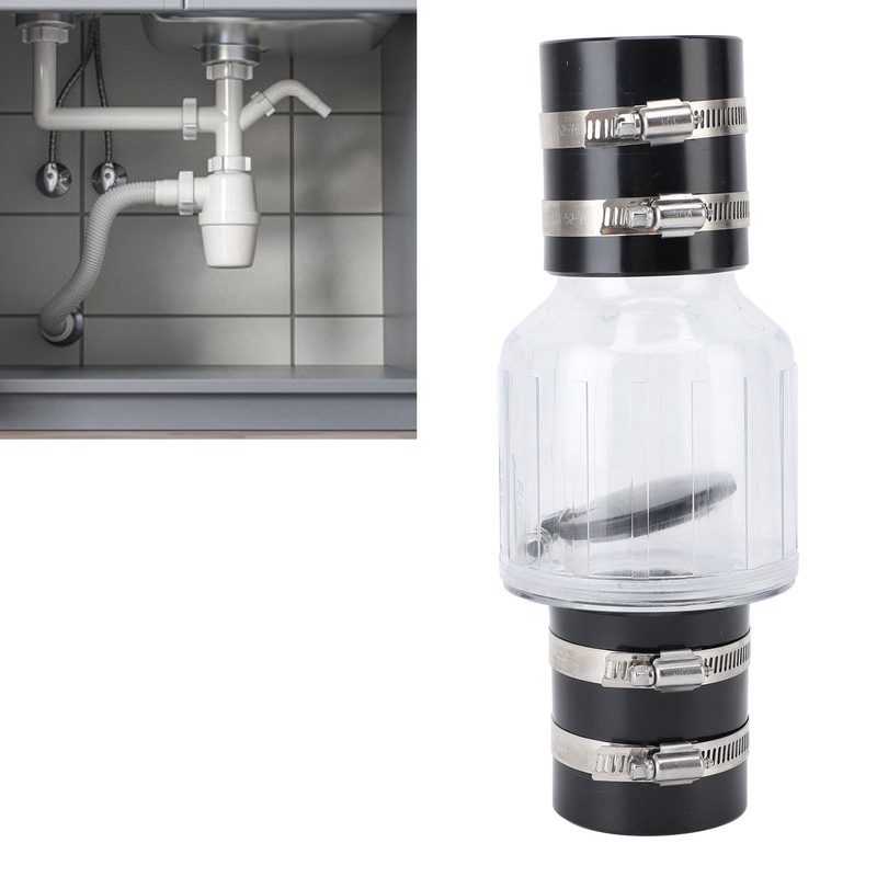 Silent Sewage Sump Pump Check Valve Spring Loaded Flapper for