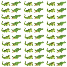 SUPERDANT Cartoon Alligator Wall Sticker Cartoon Animal Wall Decals Kid's Wall Stickers Peel and Stick Large Vinyl Wall Stickers for Playrooms Bedrooms Nursery Classroom