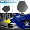 X AUTOHAUX Car Front Bumper Tow Hook Cover Towing Eye
