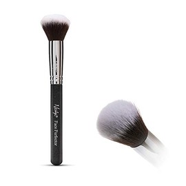 Nanshy Brocha Para Rubor Face Perfector - Brocha Para Bronceador Y Brocha Para Contorno Para Aplicar Y Difuminar Maquillaje En Polvo Y Crema - Brocha Esponjosa Para I Ónix Negro Medio