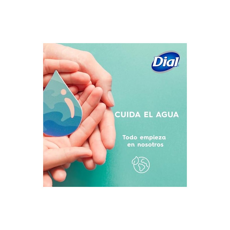 DIAL Jabón para manos, Granada Mandarina, 800ml, elimina el 99%