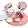 Pink Mini Cushion Foundation Foundation Pact Cosmetics DIY Sunscreen Portable Travel Portable Empty Bottle 2ea