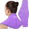 REVIX Neck Ice Pack Wrap Cervical Ice Pack Reusable, Gel