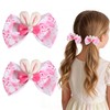 Easter Hair Bow Clips for Women Party 2PCS