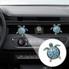 2PCS Beach Car Accessories, Crystal Cute Turtle Air Fresheners Diffuser