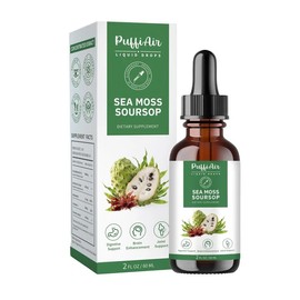 Puffiair Pure Liquid Drops - Soursop Seamoss Extract