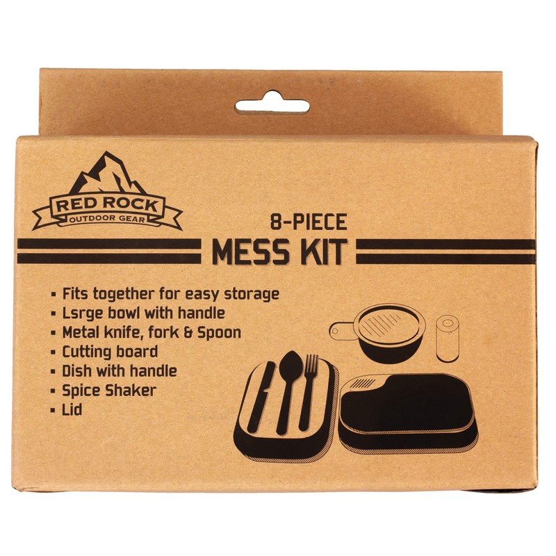 Red Rock Outdoor Gear Mess Kit (8-Piece)