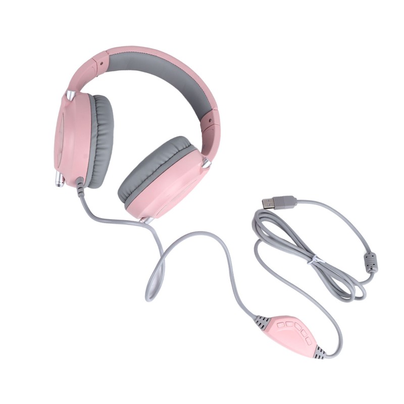 Gaming Headset 7.1 Sound RGB Light 50mm USB Powerful Bass