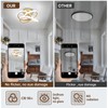 CANEOE Gold Led Hallway Light, 6000K Modern Led Ceiling Light