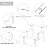 Acrylic Tiered Display Stand Shelf, 12” Acrylic Perfume Stand Organizer
