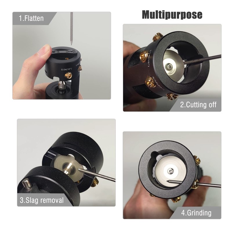 3mirrors ALUMINUM Tungsten Electrode Sharpener Grinder,TIG Welding Rotary Tool 4