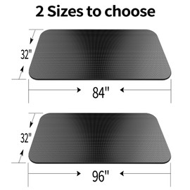 Large Exercise Mat 84" x 32",Exercise Equipment Mat,Treadmill Mat, Exercise Bike Mat, Workout Mats for Home Gym Flooring Rubber Mat Large Yoga Mat Cardio Mat for Weightlifting, Jump Rope,Fitness
