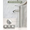 gotonovo Vessel Sink Faucet Modern Tall Bathroom Faucet Single Handle