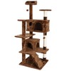 HomGarde 53-in Cat Tree Tower Playing House Condo Scratching Post