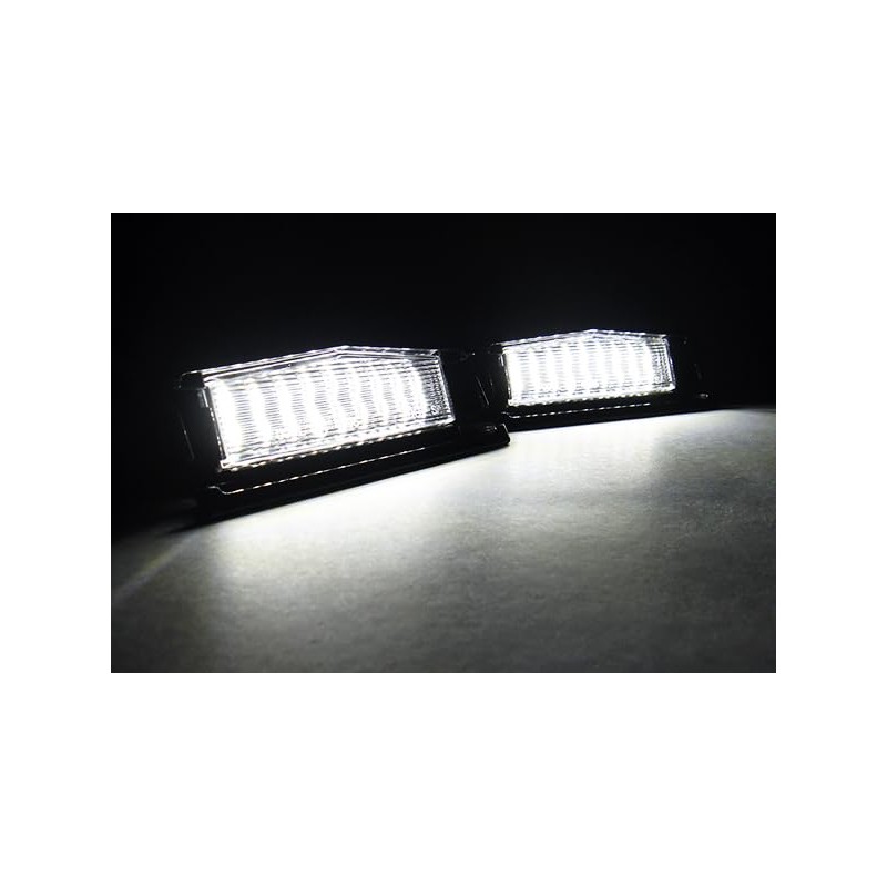 RZG 2x LED Licence Number Plate Light White Canbus For
