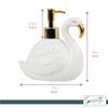 Flamingo Soap Dispenser with Pump for Bathroom or Kitchen Sink