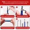17 Pcs Hinge Drill Bit Set, 8 Pcs HSS Self