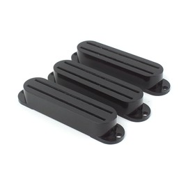 Strat Single Coil Style hot Rail humbucker Pickup Cover Set,Black