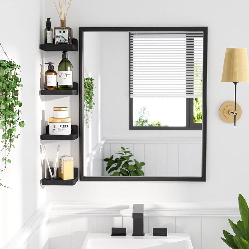 SRIWATANA Wall Rack Wall Shelves Small Display Shelves Set of