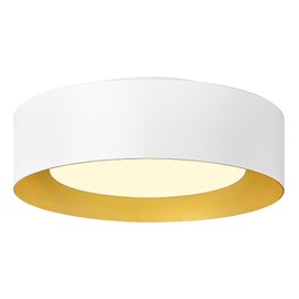 AUTELO 12" Flush Mount Ceiling Light, 3CCT LED Light Fixtures Ceiling Mount, Modern Ceiling Light with Frosted Glass in White Metal Finish, Ceiling Light Fixture for Bedroom Hallway, C3336-29 WH LED