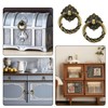 JINXM 10pcs Vintage Pull Ring Antique Pull Handles Knobs for