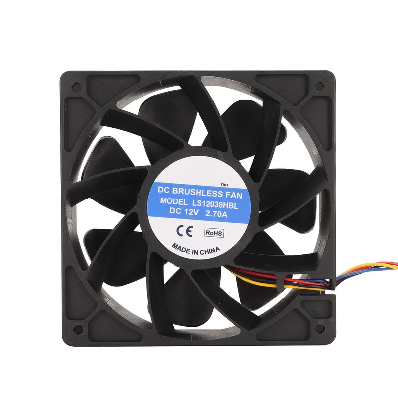 12cm Cooling Fan 120x38mm 6000rpm 12V 2.7A 4pin FG DC