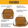 Carhartt 12 Can Two Compartment Lunch Box | Durable, Fully-Insulated