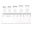 sourcing map 25pcs 10mm Nylon Solid Plastic Bearing Balls G1