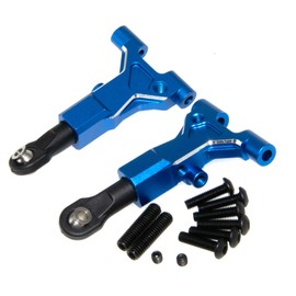 10535 Front Lower Suspension Arm Compatible with 1/10 Traxxas 4-Tec Upgrade Drift Ford Mustang Replace Rc Car Aluminum Alloy Part Replace(Dark Blue)