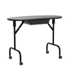 Yaheetech 37-inch Portable & Foldable Manicure Table Nail Desk Workstation
