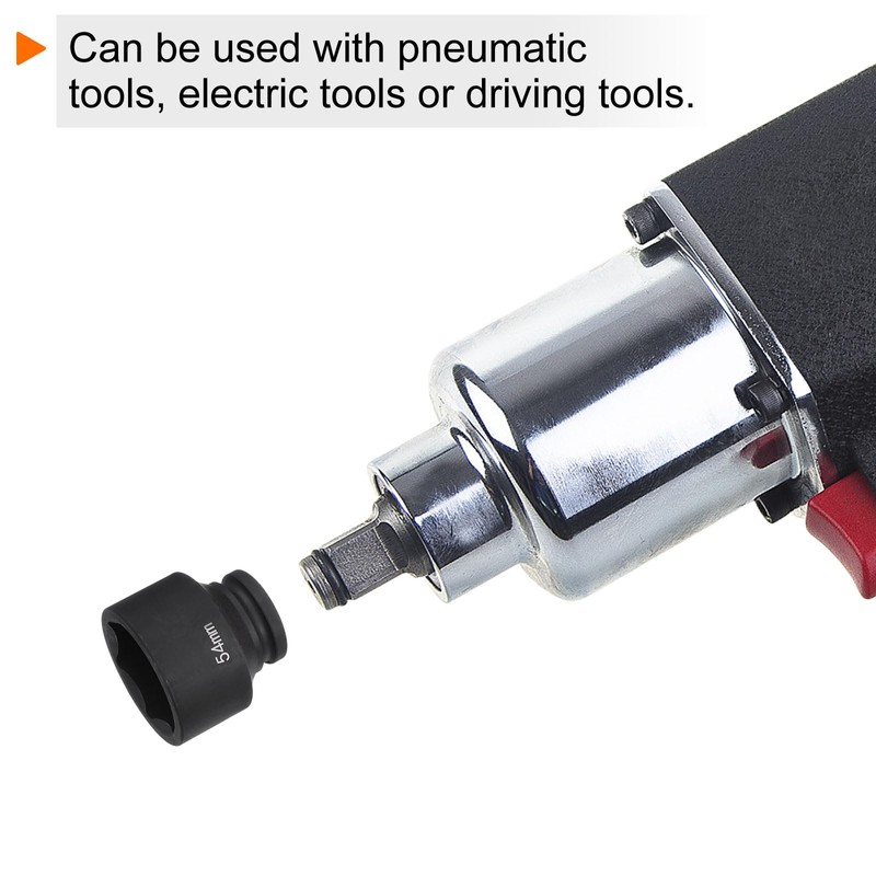HARFINGTON 6-Point Impact Socket 3/4" Drive 54mm Metric 40Cr Alloy