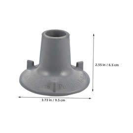 Beavorty 2pcs Suction Cup Feet for Bathroom Chairs Rubber Replacement Pads for Shower Benches High Visibility Easy to Clean Enhanced Stability Non Slip Design