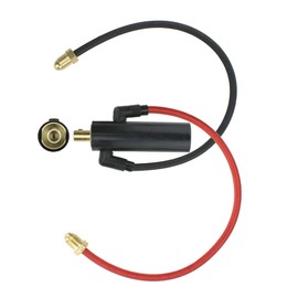 SÜA - INLINE Dinse 35-70 Connector with Water and Argon Hoses for Water-Cooled TIG Torches Model: LDTI-1820-WC