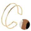 MAEXUS Open bracelet, bangle, bangle, gold upper arm, round bangles,