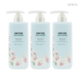 THE FACE SHOP Hand Cream Pumping Orchid Hand Lotion Large Capacity 300ml 3pcs / 더페이스샵 핸드크림 펌핑 오키드 핸드로션 대용량 300ml 3개